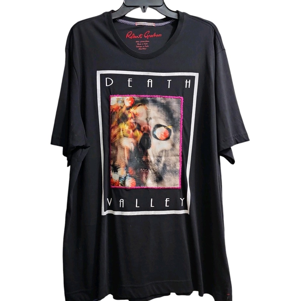 Robert Graham Mens Size XL(XL+) Death‎ Valley T-Shirt Black Graphic Used